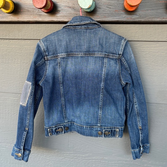Cat & Jack Girls Medium Jean Jacket - Picture 7 of 9